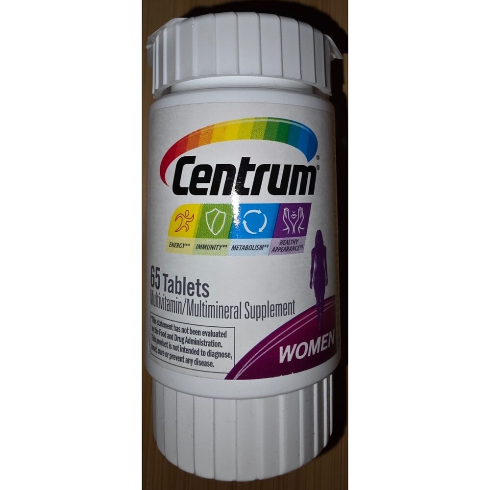 Centrum Women's Multivitamin & Multimineral Supplement - 65 Tablets - 08/26+